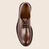 Derbies gomme cuir marron