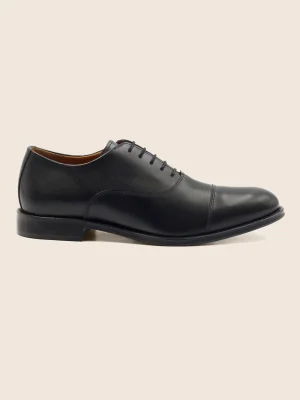 Richelieu Oxford cuir noir